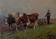 Georges Jansoone Plowing oil painting reproduction